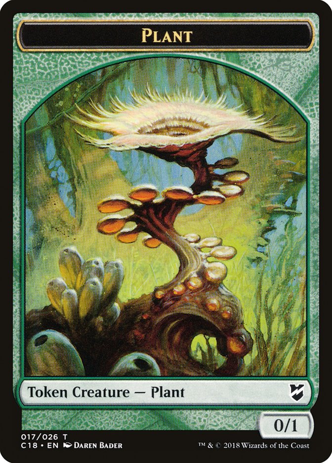Image of Plant Token [Commander 2018 Tokens]