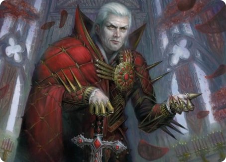Image of Edgar, Charmed Groom 1 Art Card [Innistrad: Crimson Vow Art Series]