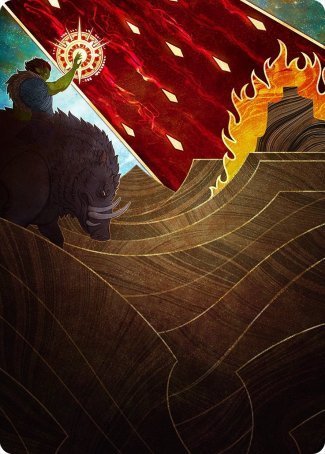 Image of Stone Rain Art Card [Strixhaven: School of Mages Art Series]