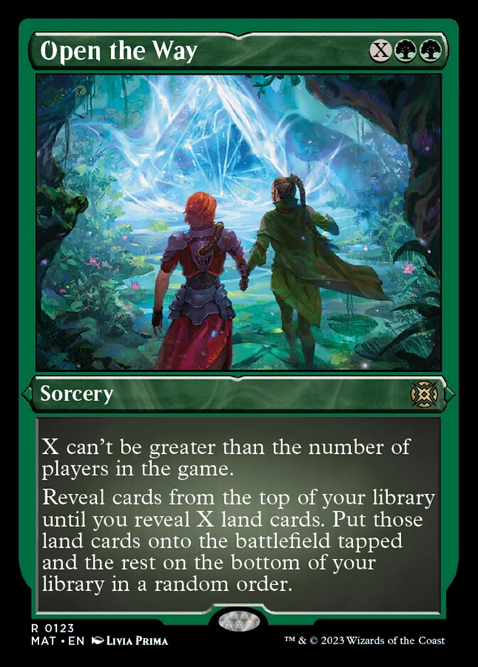 Image of Open the Way (Foil Etched) [March of the Machine: The Aftermath]
