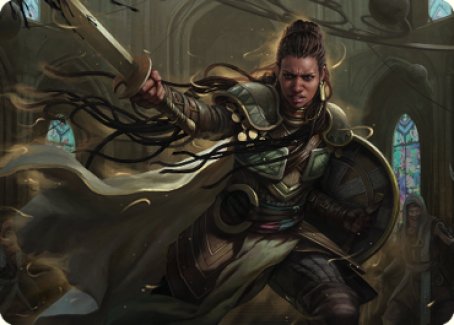 Image of Shanna, Purifying Blade Art Card 1 [Dominaria United Art Series]