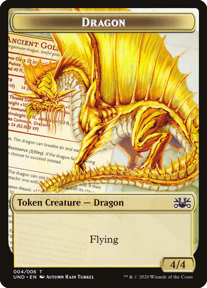 Image of Beeble // Dragon Double-Sided Token [Unsanctioned Tokens]