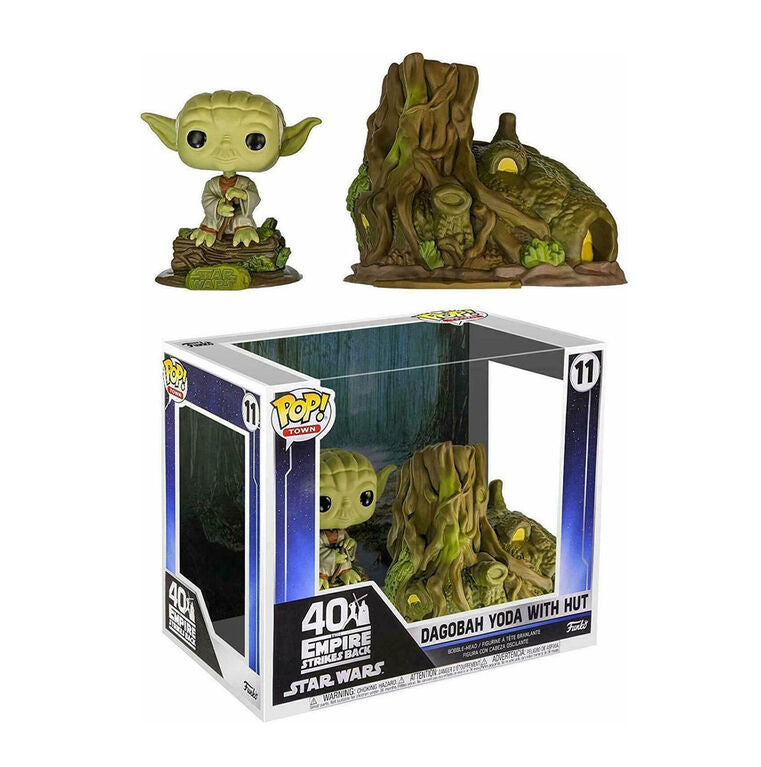 Image of Dagobah Yoda With Hut (Star Wars) #11