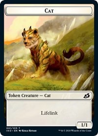 Image of Cat // Human Soldier (003) Double-Sided Token [Ikoria: Lair of Behemoths Tokens]