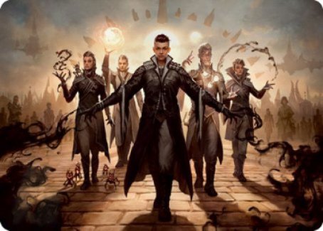 Image of Silverquill Command Art Card [Strixhaven: School of Mages Art Series]
