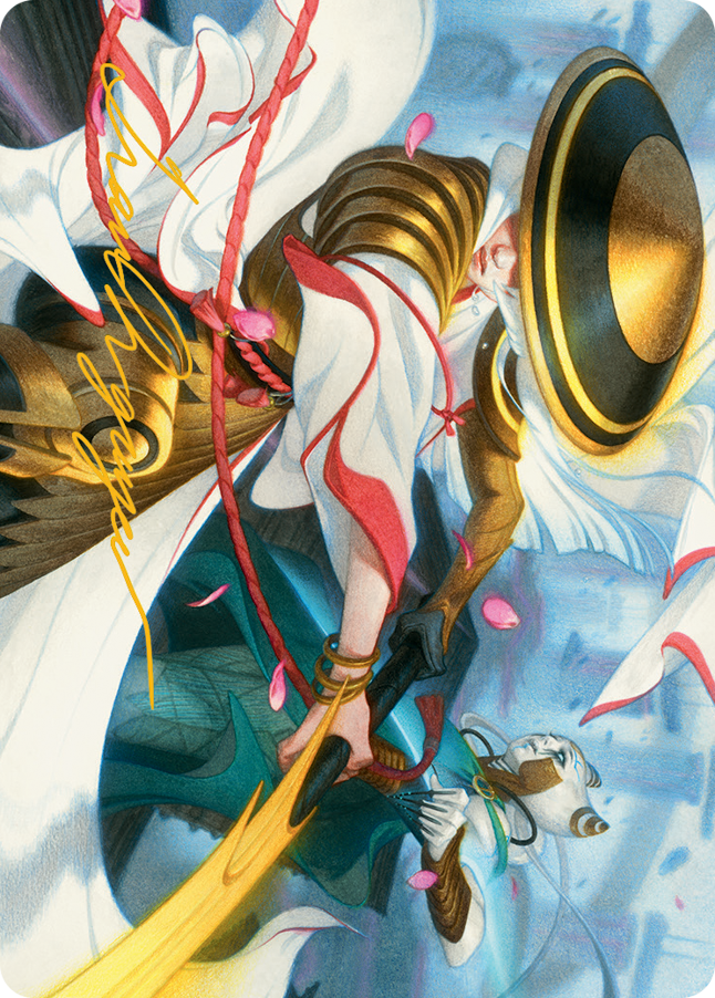 Image of Cut Short Art Card (Gold-Stamped Signature) [March of the Machine Art Series]