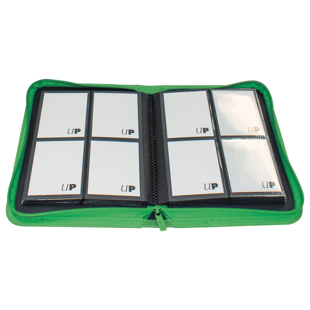 Image of Green Pro Vivid 4 Pocket Zippered Binder