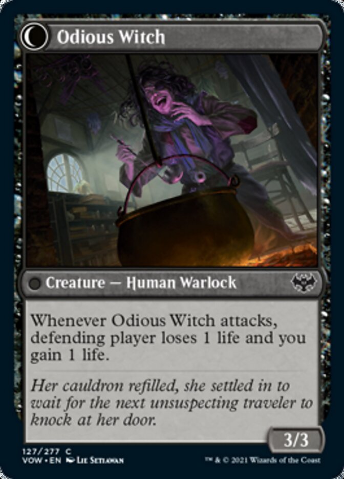 Image of Ragged Recluse // Odious Witch [Innistrad: Crimson Vow]