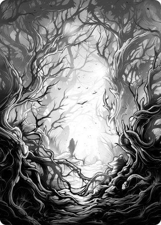 Image of Forest 1 Art Card [Innistrad: Midnight Hunt Art Series]