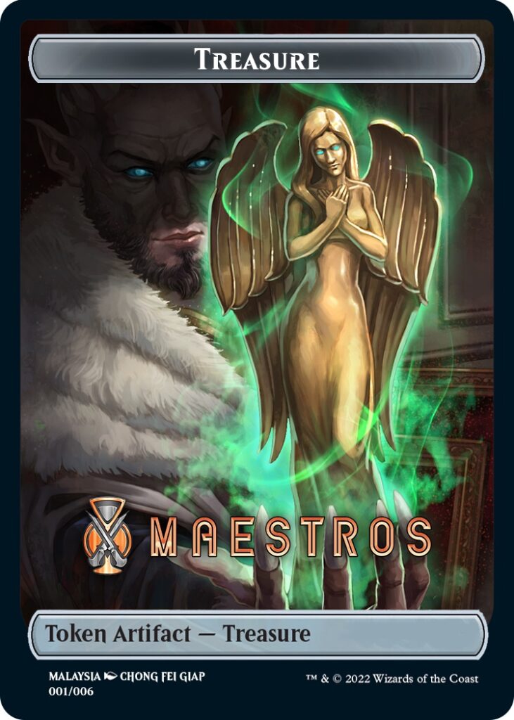Image of Treasure Token (Maestros) (Southeast Asia Artists) [Streets of New Capenna Tokens]