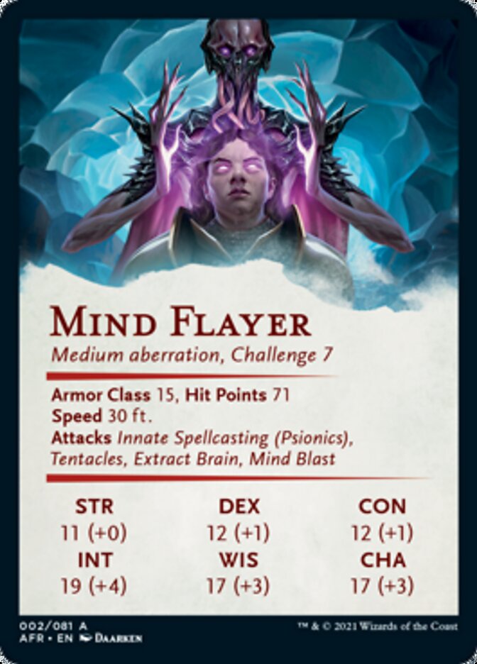 Image of Mind Flayer Art Card [Dungeons & Dragons: Adventures in the Forgotten Realms Art Series]