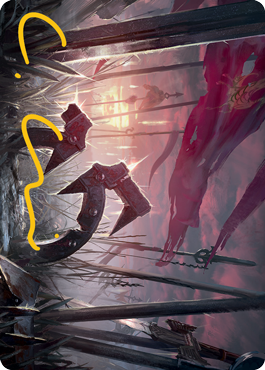 Image of Field of Ruin Art Card (Gold-Stamped Signature) [Innistrad: Midnight Hunt Art Series]