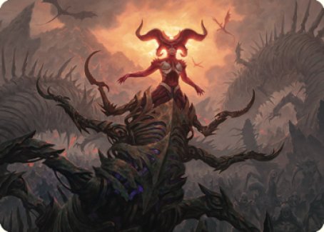 Image of Sheoldred, the Apocalypse Art Card [Dominaria United Art Series]