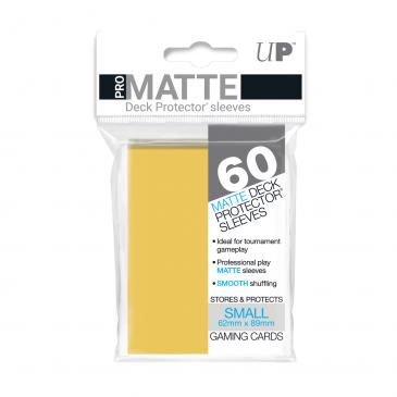 Image of Yellow Pro-Matte (Japanese) [60 ct] Ultra Pro Deck Protector Sleeves