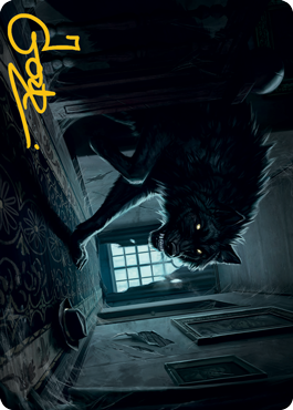 Image of Primal Adversary Art Card (Gold-Stamped Signature) [Innistrad: Midnight Hunt Art Series]