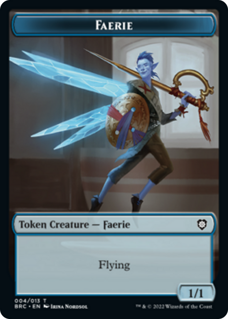 Image of Faerie // Thopter (010) Double-Sided Token [The Brothers' War Commander Tokens]