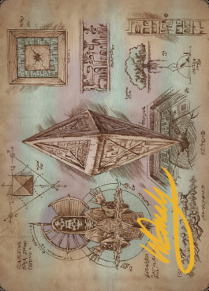 Image of Keening Stone Art Card (Gold-Stamped Signature) [The Brothers' War Art Series]