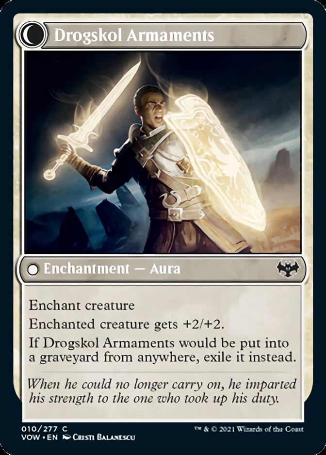 Image of Drogskol Infantry // Drogskol Armaments [Innistrad: Crimson Vow]