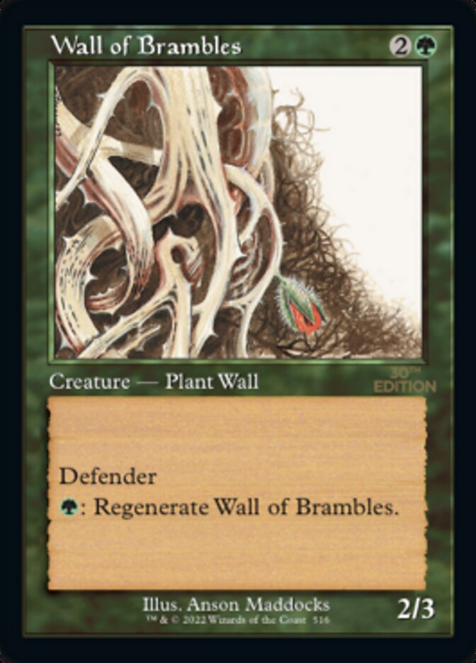 Image of Wall of Brambles (Retro) [30th Anniversary Edition]
