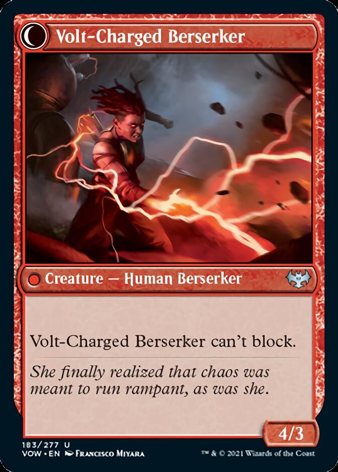 Image of Voltaic Visionary // Volt-Charged Berserker [Innistrad: Crimson Vow]