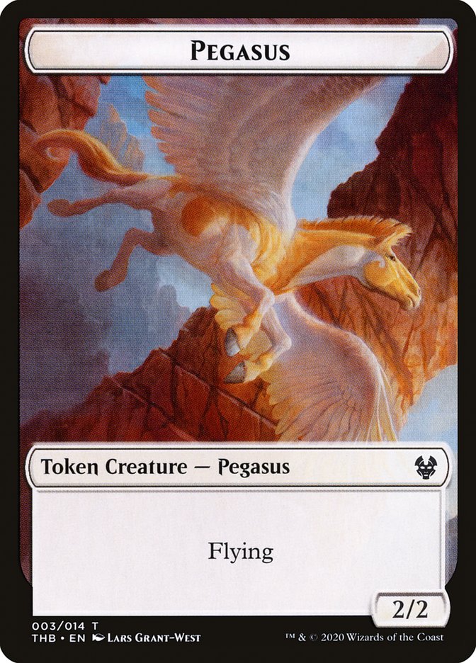 Image of Human Soldier // Pegasus Double-Sided Token [Theros Beyond Death Tokens]