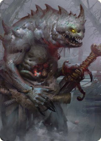 Image of Gray Slaad Art Card [Commander Legends: Battle for Baldur's Gate Art Series]