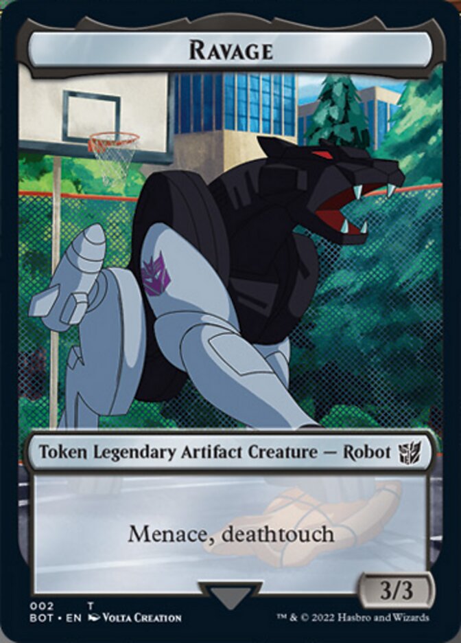 Image of Powerstone // Ravage Double-Sided Token [The Brothers' War Tokens]