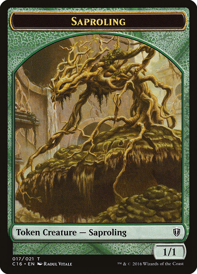 Image of Saproling Token (017/021) [Commander 2016 Tokens]
