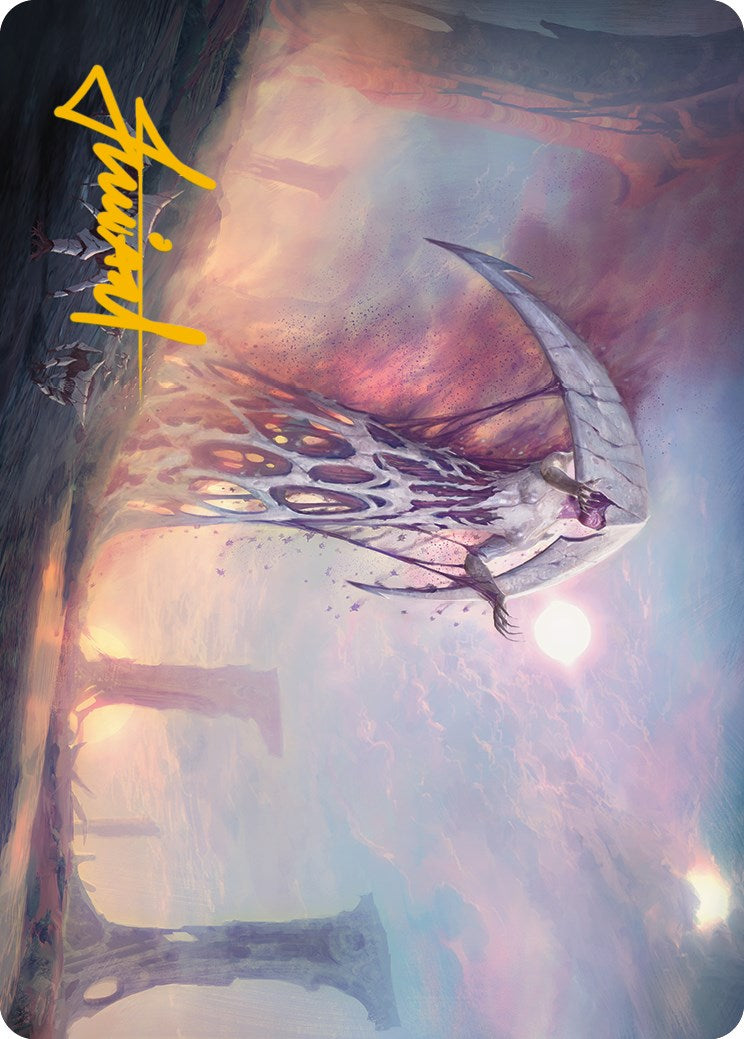 Image of White Sun's Twilight Art Card (Gold-Stamped Signature) [Phyrexia: All Will Be One Art Series]