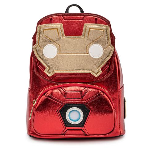 Image of Iron Man Mini Light-Up Backpack - Pop! by Loungefly