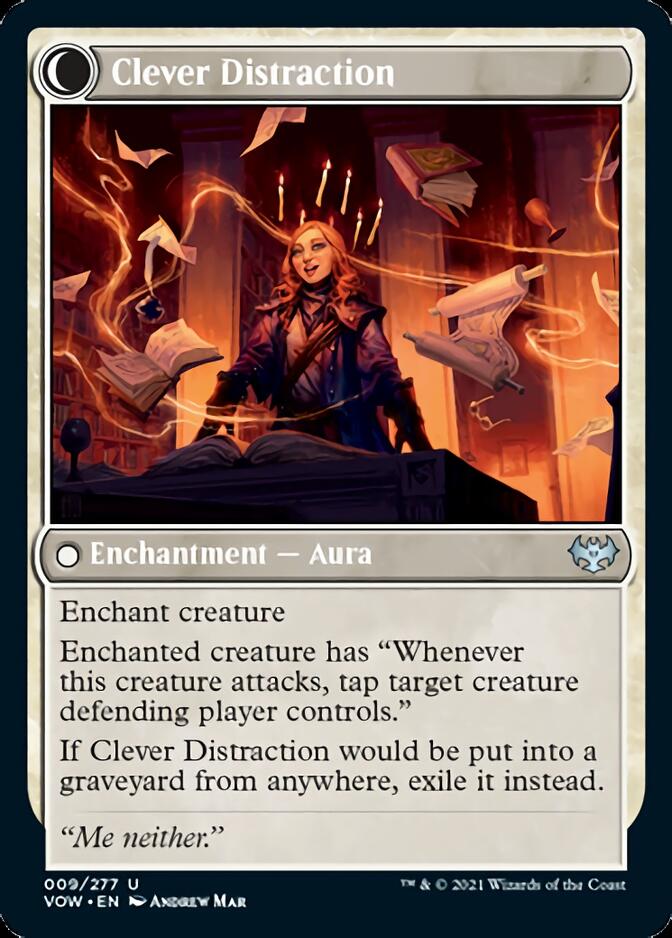 Image of Distracting Geist // Clever Distraction [Innistrad: Crimson Vow]