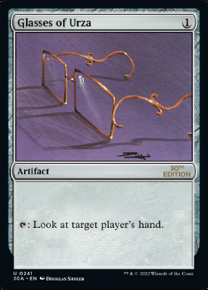 Image of Glasses of Urza [30th Anniversary Edition]