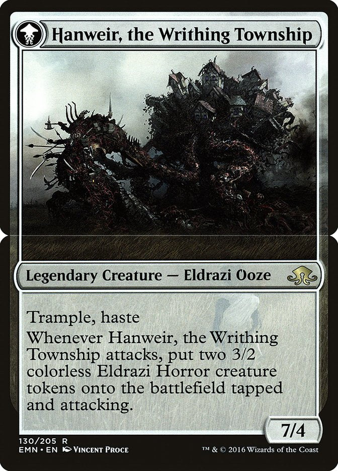 Image of Hanweir, the Writhing Township [Eldritch Moon Prerelease Promos]
