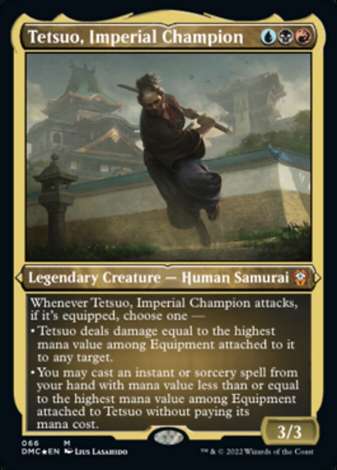Image of Tetsuo, Imperial Champion (Foil Etched) [Dominaria United Commander]