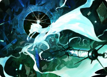 Image of Thirst for Discovery Art Card [Innistrad: Crimson Vow Art Series]