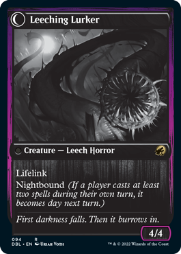 Image of Curse of Leeches // Leeching Lurker [Innistrad: Double Feature]