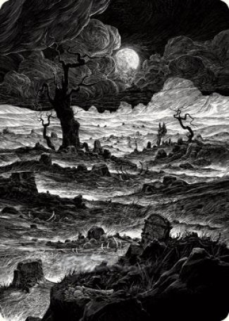 Image of Plains 1 Art Card [Innistrad: Crimson Vow Art Series]