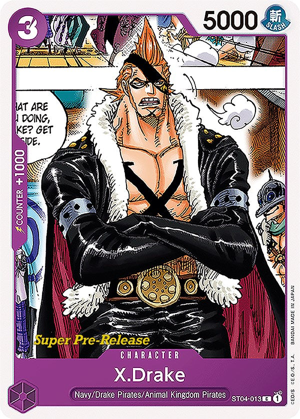 Image of X.Drake [Super Pre-Release Starter Deck: Animal Kingdom Pirates]