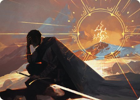 Image of Aragorn, the Uniter Art Card [The Lord of the Rings: Tales of Middle-earth Art Series]