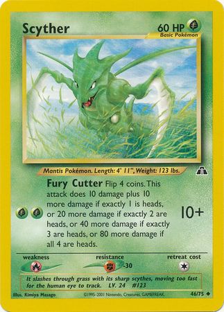 Scyther (46/75) [Neo Discovery Unlimited]