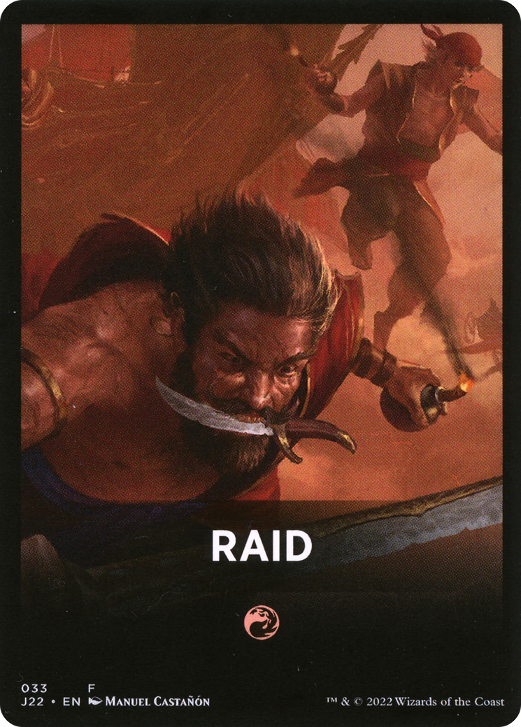 Image of Raid Theme Card [Jumpstart 2022 Front Cards]