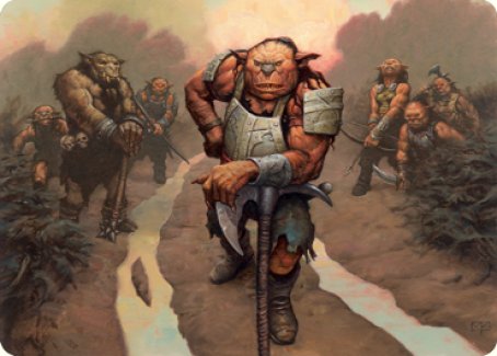 Image of Hobgoblin Bandit Lord Art Card [Dungeons & Dragons: Adventures in the Forgotten Realms Art Series]