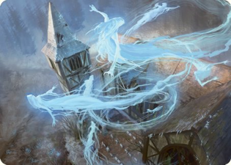 Image of Hallowed Haunting Art Card [Innistrad: Crimson Vow Art Series]
