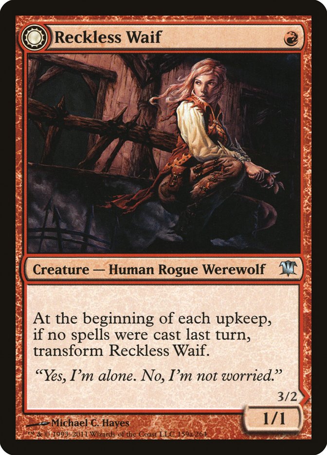 Image of Reckless Waif // Merciless Predator [Innistrad]