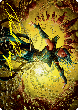 Image of Dragonsguard Elite Art Card (Gold-Stamped Signature) (16/81) [Strixhaven: School of Mages Art Series]