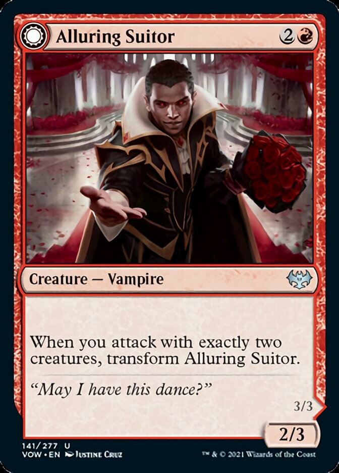 Image of Alluring Suitor // Deadly Dancer [Innistrad: Crimson Vow]