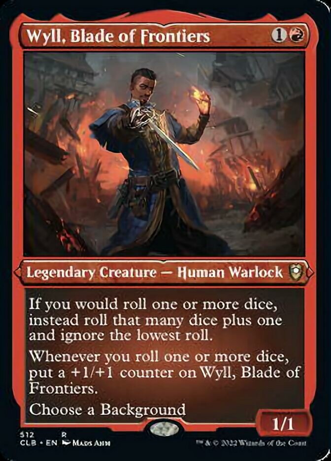 Image of Wyll, Blade of Frontiers (Foil Etched) [Commander Legends: Battle for Baldur's Gate]