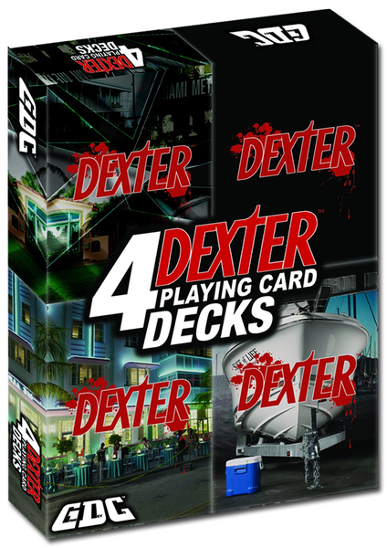 4 Dexter Playing Card Decks