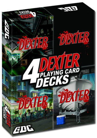 4 Dexter Playing Card Decks