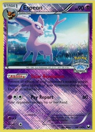Image of Espeon (National Promo) (NM)